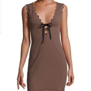 Marysia Amagansett Scalloped-Plunging Cover up